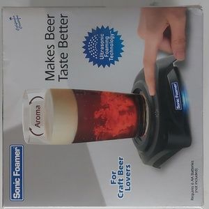 Great gift for beer drinkSonic foamer brand new  ultrasonic foaming technology